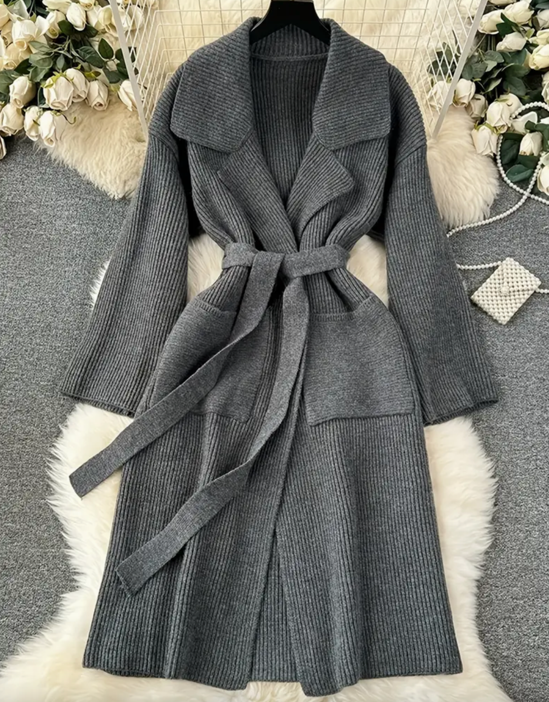 Chic Pocketed Coat