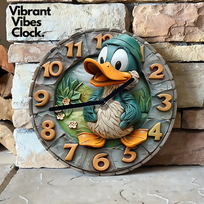 Vibrant Vibes Clock